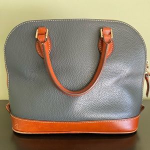 Dooney & Bourke Pebble Grain Zip Satchel - Gray